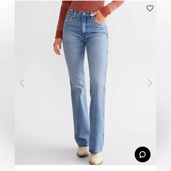 Wrangler Women’s Westward 626 High Rise Cotton Boot Cut Jeans Size 33 - Picture 7 of 16